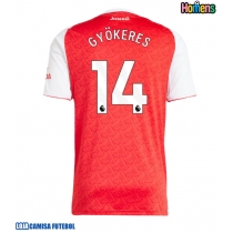 Camisa de Futebol Arsenal Viktor Gyokeres #14 Equipamento Principal 2025-26 Manga Curta